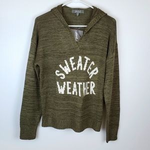 Hooded sweater size M